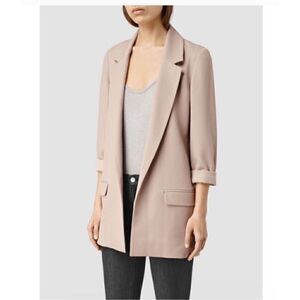 All Saints Almeida Blazer dusty pink 10
